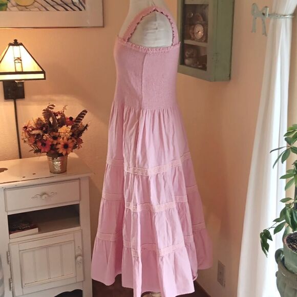 Lands End Shirred Midi Sundress - Picture 7 of 15